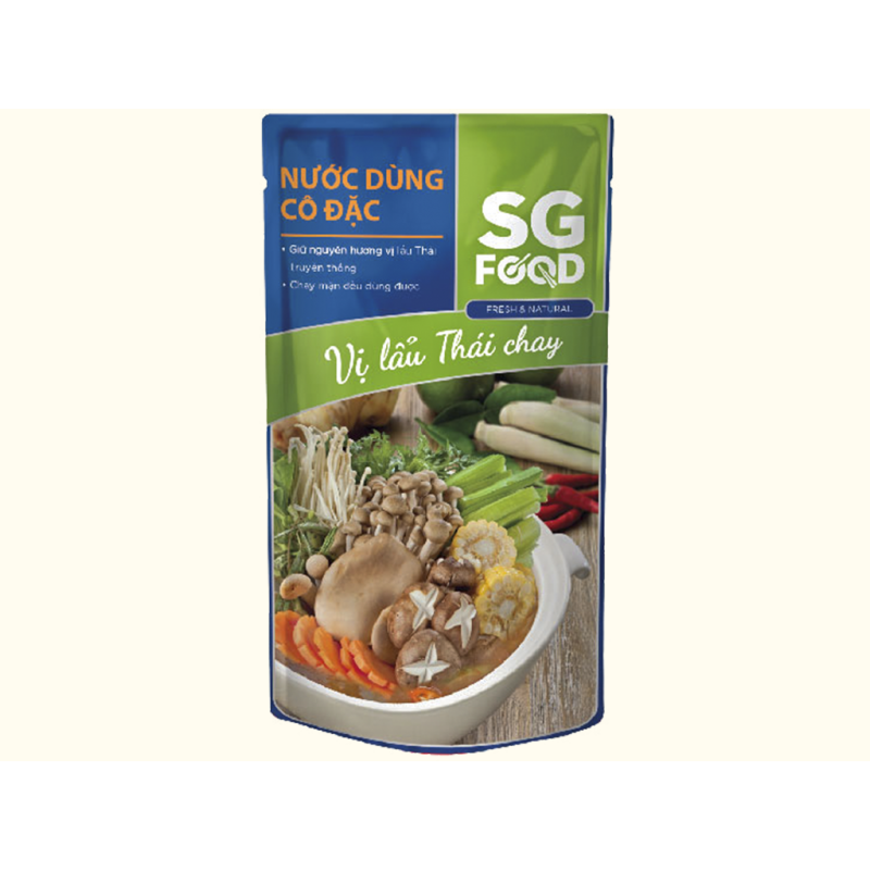 Nước Dùng Cô Đặc Vị Thái Chay (150g) -  SG Foods
