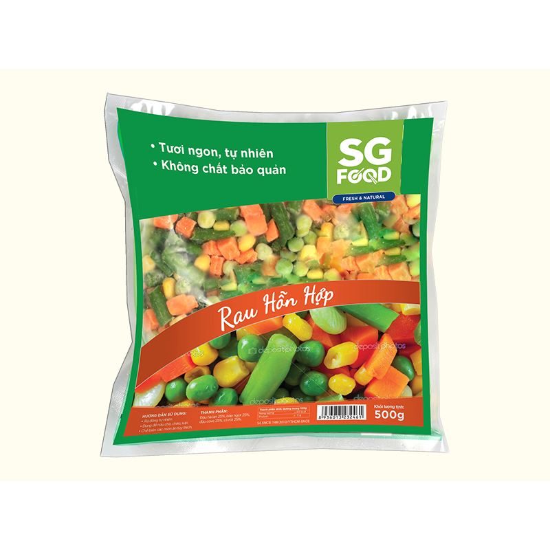 Rau Hỗn Hợp (500g) -  SG Foods