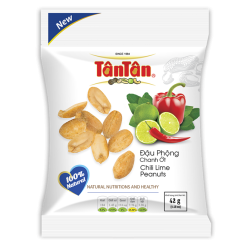 ĐẬU PHỘNG CHANH ỚT Tân Tân (42g) - 10 gói / dây
