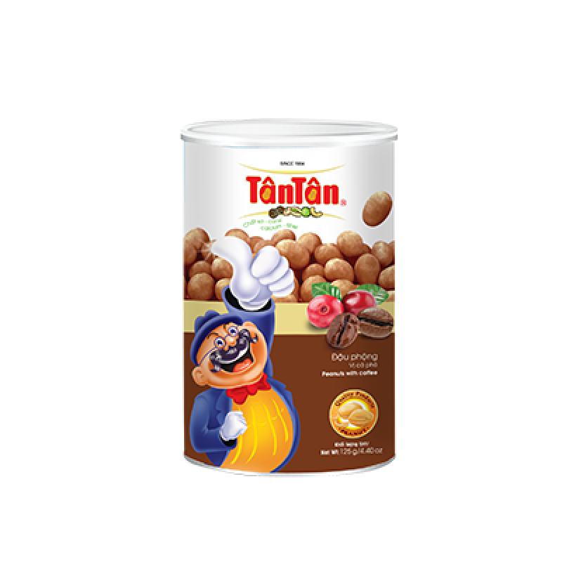 Đậu phộng cà phê Tân Tân (125g) - 48 lon / Thùng