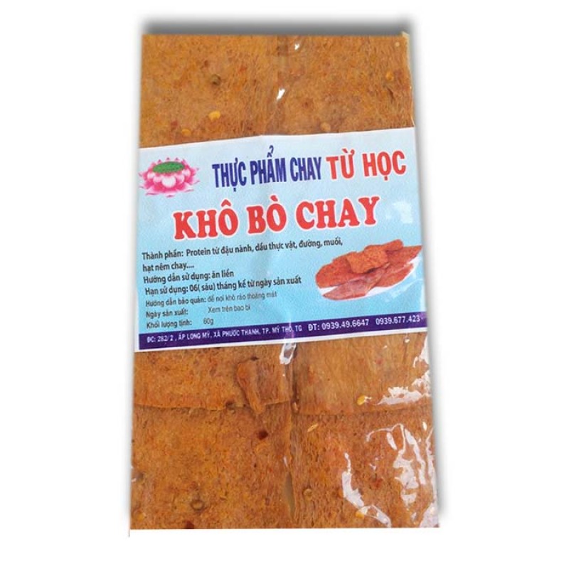 Khô bò chay Từ Học 60g