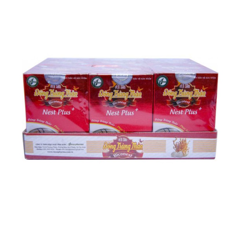Yến sào đông trùng thảo Nest Plus - khây 6 hũ  - Vĩnh Xuân