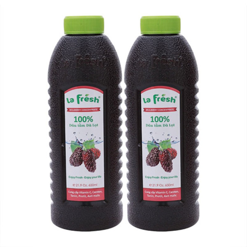 Nước Cốt Dâu Tằm 650ml ( Pha Được 2 Lít ) - La Fresh