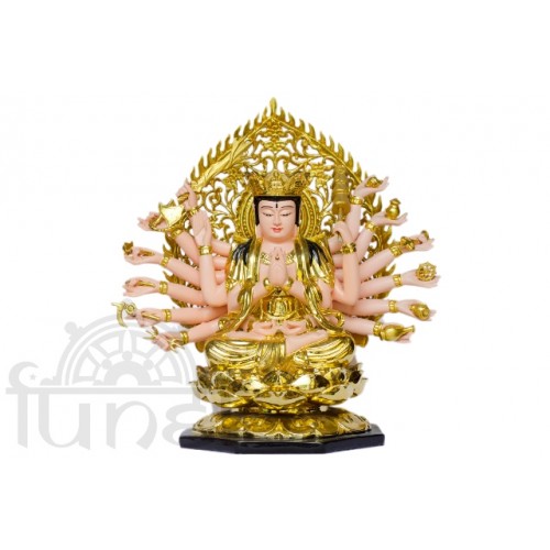 Chuẩn Đề (xi vàng - 30cm)
