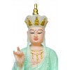 Địa Tạng ngồi (đá xanh - 30 cm)