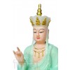 Địa Tạng ngồi (đá xanh - 30 cm)