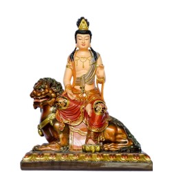 Văn Thù - Phổ Hiền (vẽ màu - 40cm)