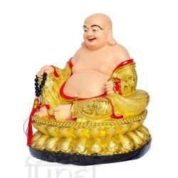 Di Lặc ngồi (vi vàng - 42cm)