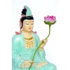 Quan Âm ngồi (đá xanh - 45cm)