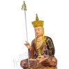 Địa Tạng ngồi (vẽ gấm - 30cm)