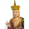 Địa Tạng ngồi (vẽ gấm - 30cm)
