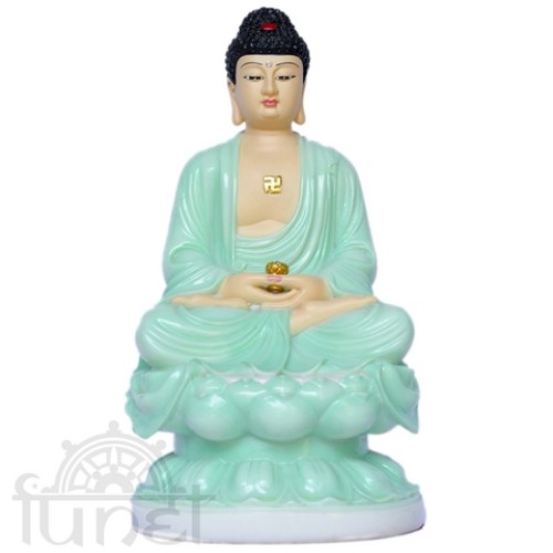 A Di Đà ngồi (đá xanh - 30 cm)
