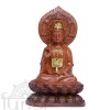 Quan Âm giả gỗ để xe hơi (15 cm)