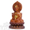 Quan Âm giả gỗ để xe hơi (15 cm)