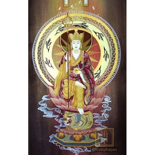 Tranh vẽ Địa Tạng - Pháp An