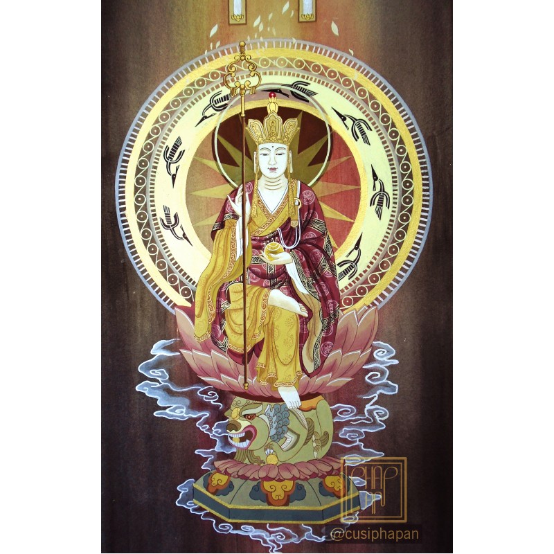 Tranh vẽ Địa Tạng - Pháp An