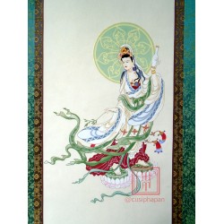 Tranh vẽ Dương Liễu Quán Âm 2- Pháp An