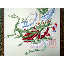 Tranh vẽ Dương Liễu Quán Âm 2- Pháp An
