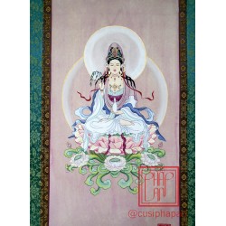 Tranh vẽ Dương Liễu Quán Âm 1- Pháp An