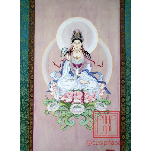 Tranh vẽ Dương Liễu Quán Âm 1- Pháp An