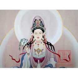 Tranh vẽ Dương Liễu Quán Âm 1- Pháp An
