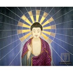 Tranh vẽ Đức Phật A Di Đà - Pháp An