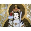 Tranh vẽ Văn Thù Bồ Tát - Pháp An
