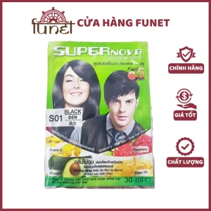 Dầu Gội Nhuộm Phủ Bạc SUPER NOVA - Dung tích 30ml
